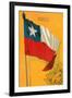 Flag of Chile-null-Framed Art Print