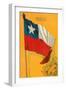 Flag of Chile-null-Framed Art Print