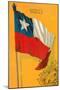 Flag of Chile-null-Mounted Art Print