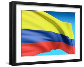 Flag Of Colombia-bioraven-Framed Art Print