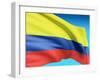 Flag Of Colombia-bioraven-Framed Art Print