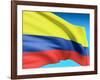 Flag Of Colombia-bioraven-Framed Art Print