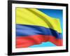 Flag Of Colombia-bioraven-Framed Art Print