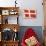 Flag of Denmark-null-Art Print displayed on a wall