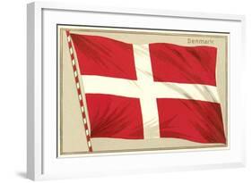 Flag of Denmark-null-Framed Art Print