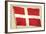 Flag of Denmark-null-Framed Art Print