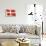 Flag of Denmark-null-Art Print displayed on a wall