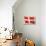 Flag of Denmark-null-Art Print displayed on a wall