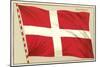 Flag of Denmark-null-Mounted Art Print