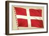 Flag of Denmark-null-Framed Premium Giclee Print