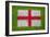 Flag of England on Grass-raphtong-Framed Art Print