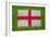 Flag of England on Grass-raphtong-Framed Art Print