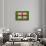 Flag of England on Grass-raphtong-Framed Stretched Canvas displayed on a wall