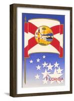 Flag of Florida-null-Framed Art Print