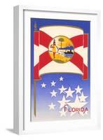 Flag of Florida-null-Framed Art Print