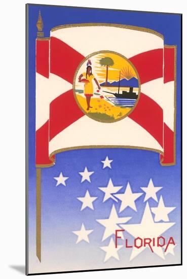 Flag of Florida-null-Mounted Art Print