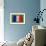 Flag of France on Grass-raphtong-Framed Art Print displayed on a wall