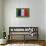 Flag of France on Grass-raphtong-Stretched Canvas displayed on a wall