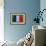 Flag of France on Grass-raphtong-Framed Premium Giclee Print displayed on a wall