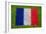 Flag of France on Grass-raphtong-Framed Premium Giclee Print