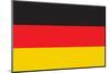 Flag of Germany-Krivinis-Mounted Photographic Print