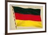 Flag of Germany-null-Framed Premium Giclee Print