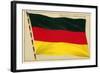 Flag of Germany-null-Framed Art Print