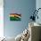 Flag Of Ghana-Yuinai-Stretched Canvas displayed on a wall