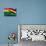 Flag Of Ghana-Yuinai-Stretched Canvas displayed on a wall