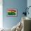 Flag Of Ghana-Yuinai-Framed Art Print displayed on a wall