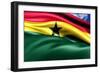 Flag Of Ghana-Yuinai-Framed Art Print