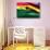 Flag Of Ghana-Yuinai-Art Print displayed on a wall