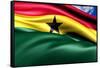 Flag Of Ghana-Yuinai-Framed Stretched Canvas