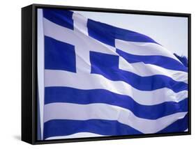 Flag of Greece-Barry Winiker-Framed Stretched Canvas