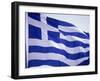 Flag of Greece-Barry Winiker-Framed Premium Photographic Print