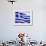 Flag of Greece-Barry Winiker-Framed Photographic Print displayed on a wall