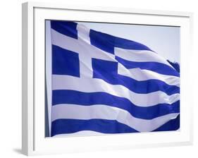 Flag of Greece-Barry Winiker-Framed Photographic Print