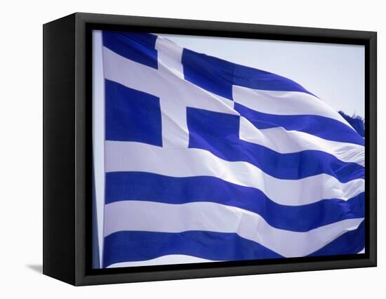 Flag of Greece-Barry Winiker-Framed Stretched Canvas