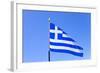 Flag Of Greece-eans-Framed Art Print