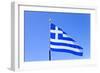 Flag Of Greece-eans-Framed Art Print