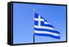 Flag Of Greece-eans-Framed Stretched Canvas