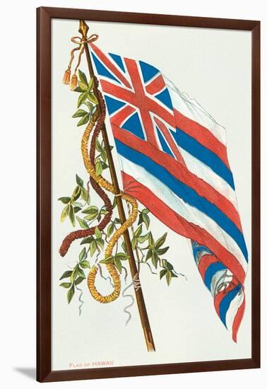 Flag of Hawaii-null-Framed Art Print