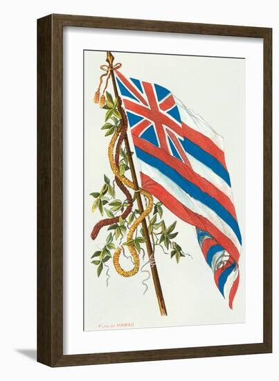 Flag of Hawaii-null-Framed Art Print