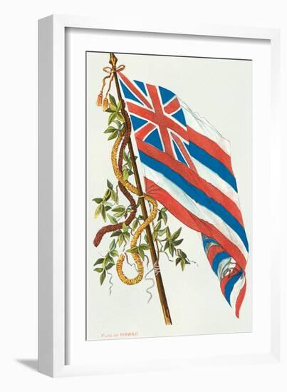 Flag of Hawaii-null-Framed Art Print