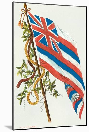 Flag of Hawaii-null-Mounted Art Print