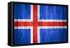 Flag Of Iceland-Miro Novak-Framed Stretched Canvas