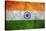 Flag Of India-Miro Novak-Stretched Canvas