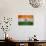 Flag Of India-Miro Novak-Art Print displayed on a wall