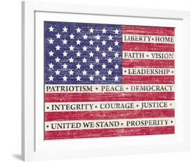 Flag of Inspiration-Maria Mendez-Framed Art Print