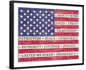 Flag of Inspiration-Maria Mendez-Framed Art Print